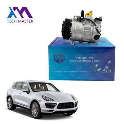 Czarny i srebrny klimatyzator kompresor pompy 958126014 dla Porsche Cayenne
