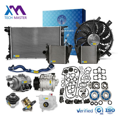 TECH MASTER System chłodzenia samochodowego grzejnik 95B12251 95812125110 dla Porsche Macan Cayenne Audi Q7