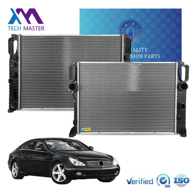 Radiator Condenser Fan LONGQ ISO9001 Certified for MERCEDES W211 E280 E320 CDI E63 AMG 2115003202 2115002302