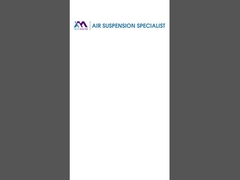 Widok przekroju przedniego amortyzatora zawieszenia pneumatycznego do Porsche Panamera 97034305215; 97034305115